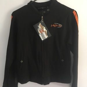 COPY - Ladies Harley zip jacket. Size S.